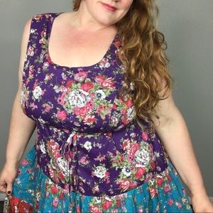 💐 Floral Plus Size Dress 💐